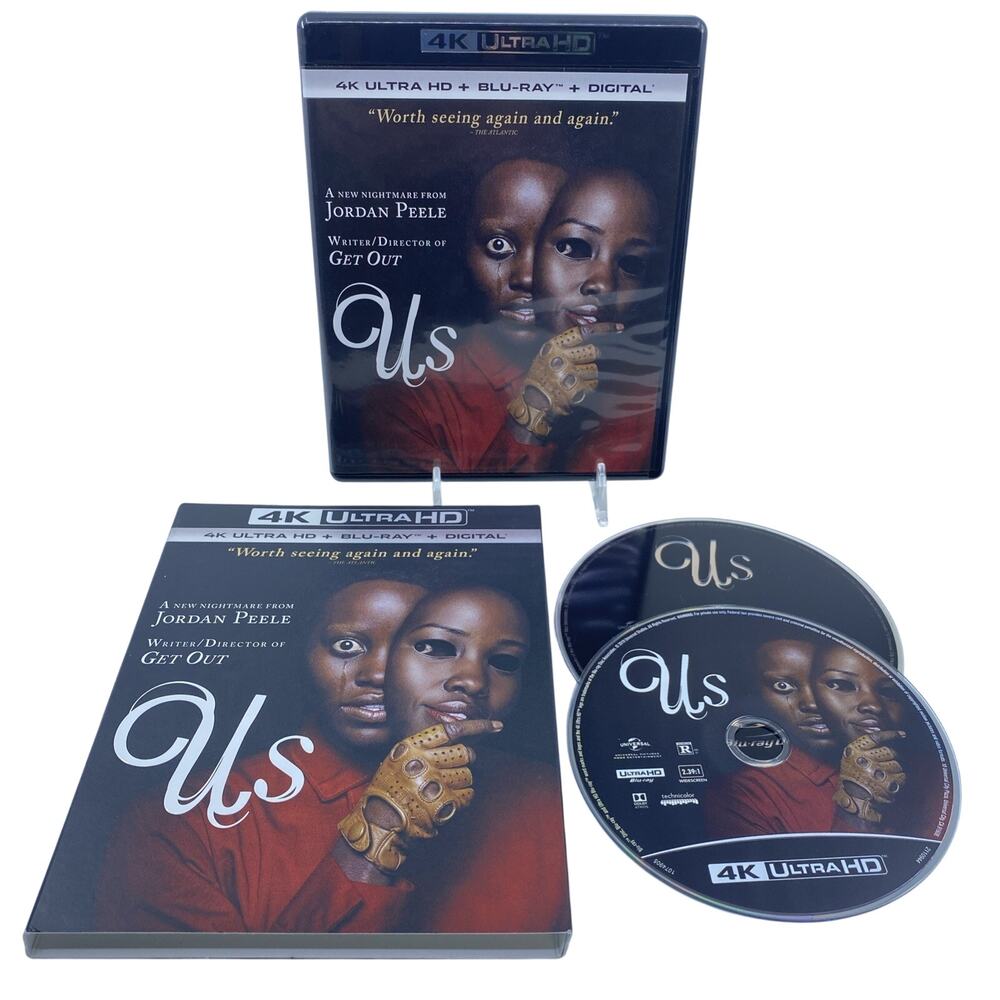 Us 4K Ultra HD Blu-ray 2019 Jordan Peele Horror w OOP Slipcover